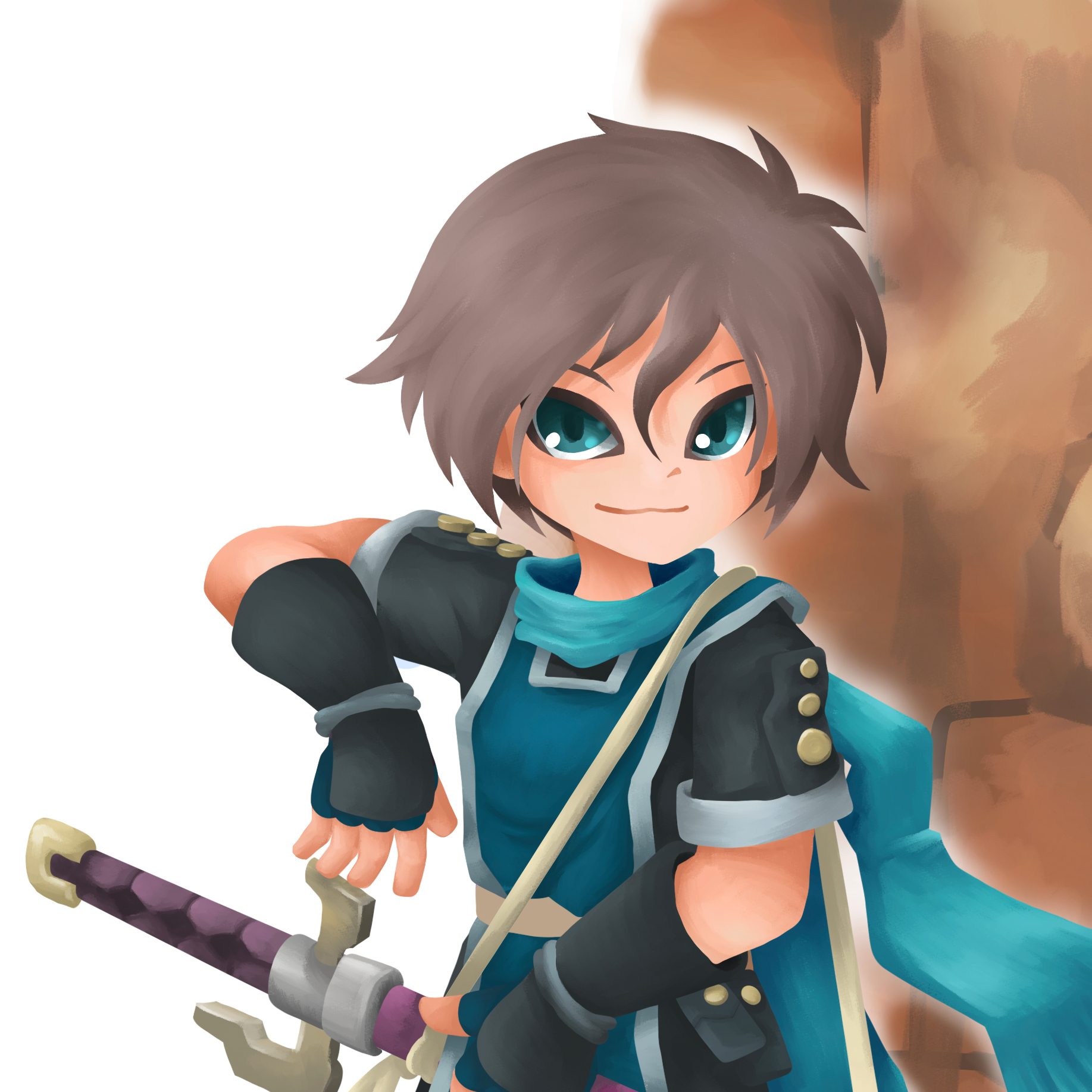 ダンジョン探索風イラスト